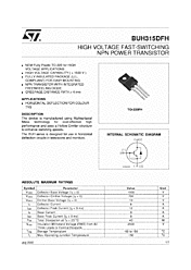 DataSheet BUH315DFH pdf